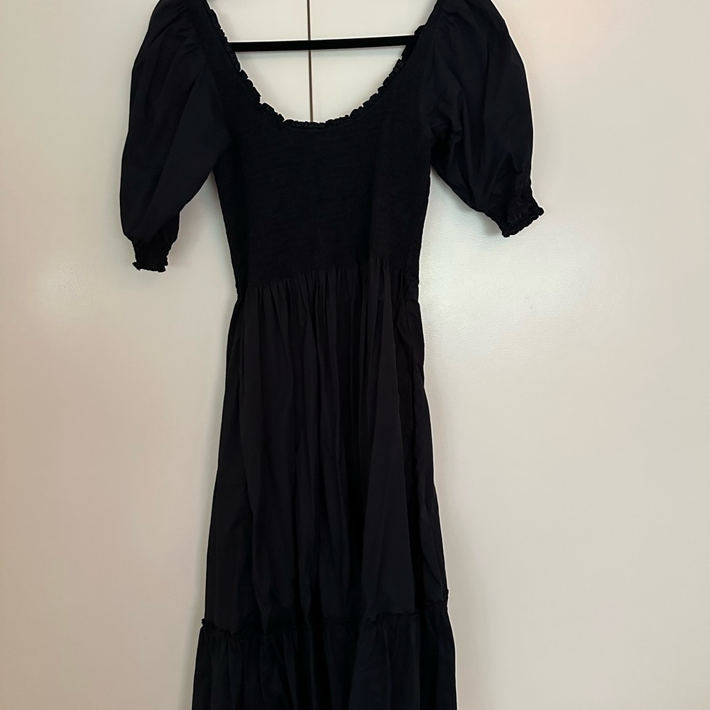 Hill House Black Long Sleeve Dress